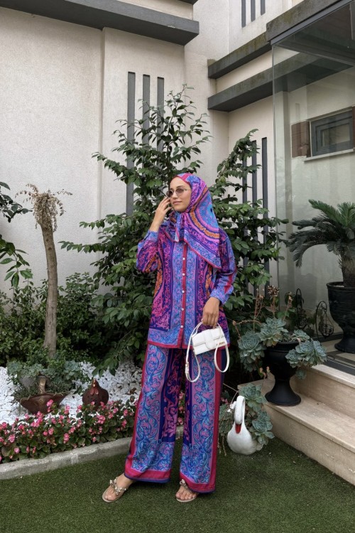 3’lü Linae Takım Mor