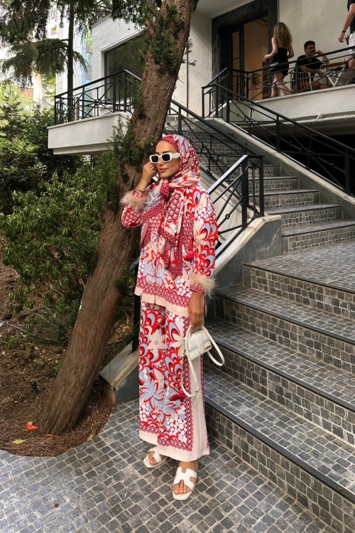 3’lü Mavers Tüylü Takım Mercan