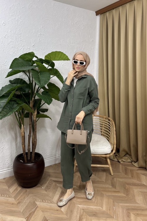 Anday Müslin Takım Yeşil