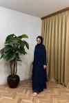 Asil 2’li Abaya Lacivert