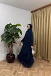 Asil 2’li Abaya Lacivert
