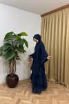 Asil 2’li Abaya Lacivert
