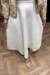 Beyaz Scuba Etek Beyaz