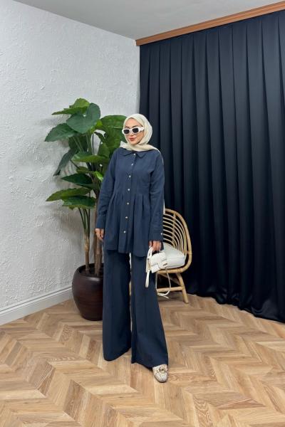 Buritto Keten Takım Lacivert