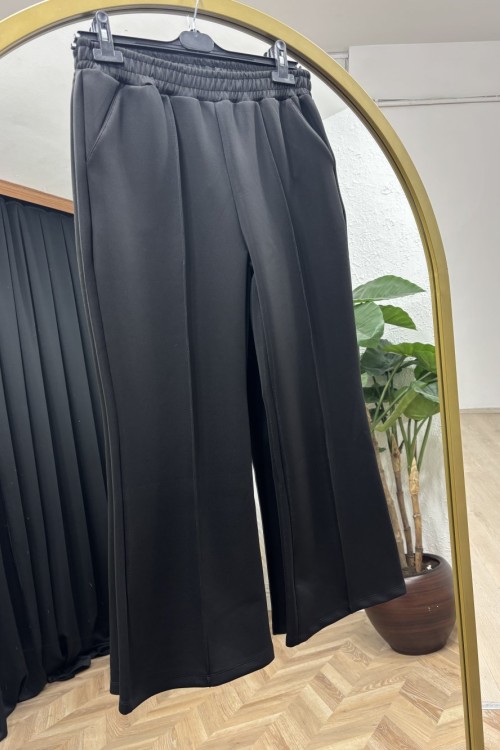 Çimalı Siyah Pantolon Siyah