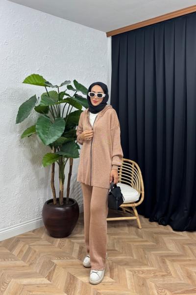 Corel Simli Eşortman Takımı Camel