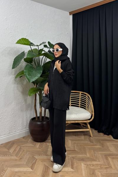 Corel Simli Eşortman Takımı Siyah