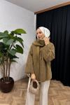 Cozy Atkılı Kaban Sütlü Kahve