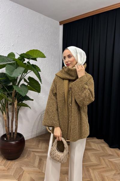 Cozy Atkılı Kaban Sütlü Kahve