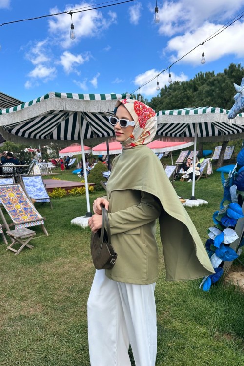 Drop Şal Yaka Ceket Çağla yeşili