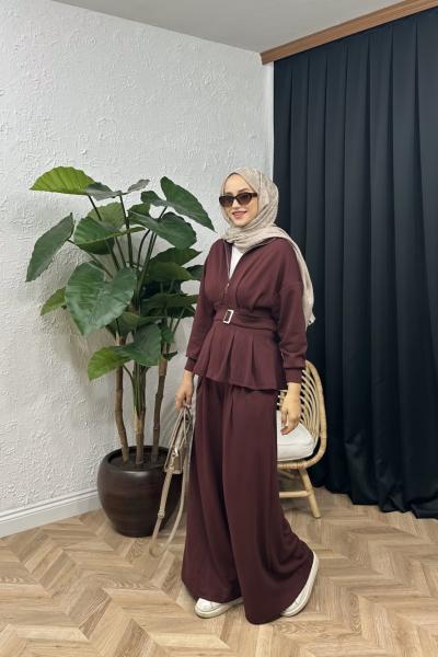 Femme Oysh Muadili Eşofman Takımı Bordo