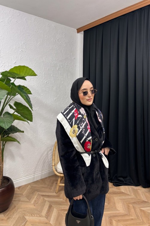 Frost Kaşe Ceket Siyah