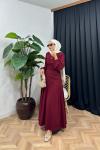 İsanna Buzy Elbise Bordo