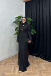 Julia İpek Elbise  Siyah