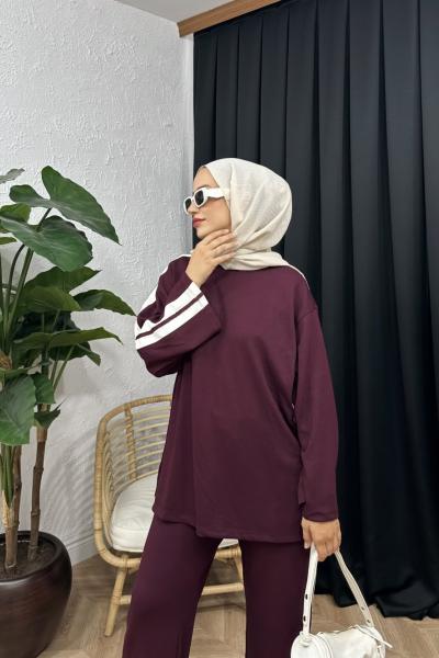 Jupe Oysh Muadili Eşofman Takımı  Mürdüm