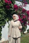 Kimono Keten Takım Naturel