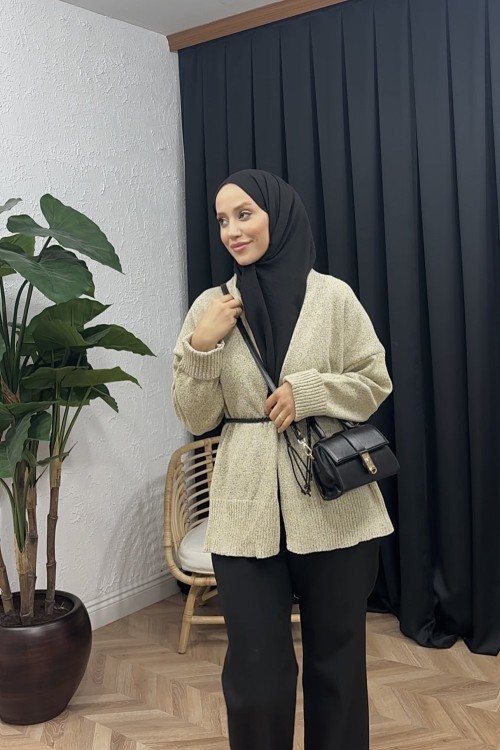 Latte Hırka ButterYellow