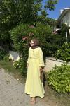 Linda Müslin Elbise ButterYellow