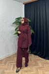 Louise Keten Takım  Bordo