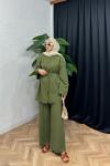 Louise Keten Takım Olive
