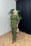 Louise Keten Takım Olive