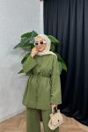 Louise Keten Takım Olive