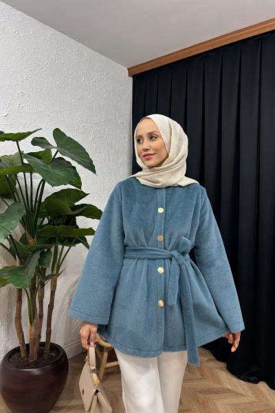 Maria Angora Kaban Turkuaz