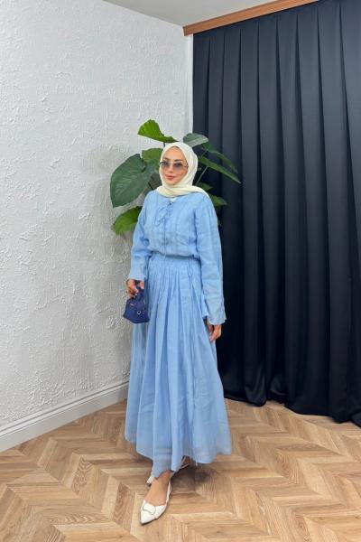 Nove Etekli Takım Mavi