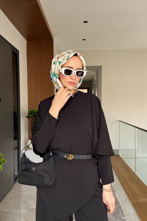 Oliva Üçlü Takım Siyah