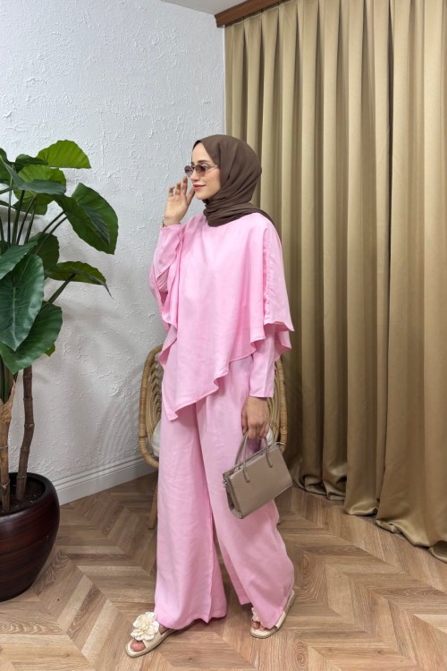 Polina Üçlü Takım Pembe