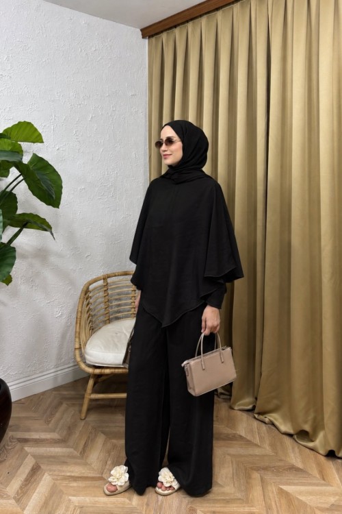 Polina Üçlü Takım Siyah