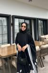 Premium Mihra Kaftan Siyah