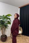 Pure Sweat Eşofman Takımı Bordo