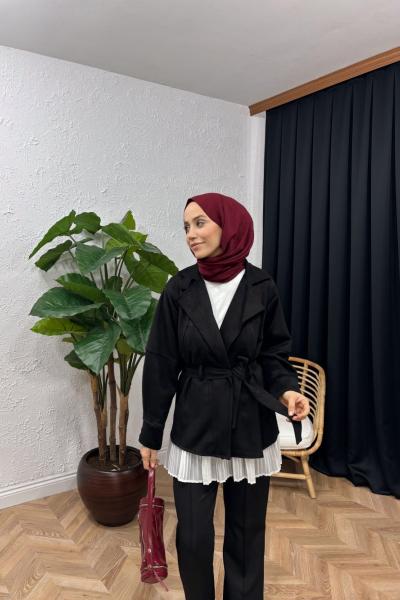 Rivera Süet Ceket Siyah