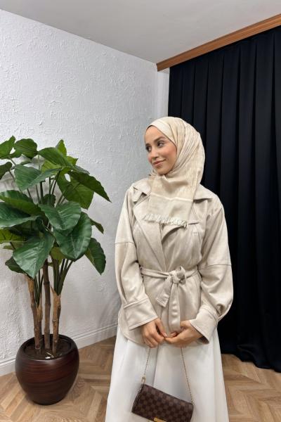 Rivera Süet Ceket Bej