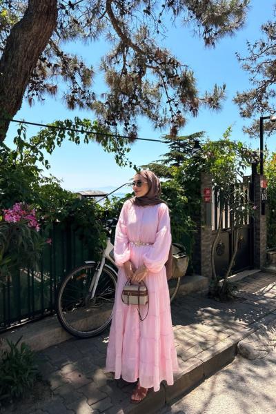 Rixos Astarlı Elbise Pembe