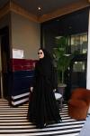 Sahra 3’lü Abaya Siyah