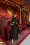 Sahra 3’lü Abaya Kahverengi