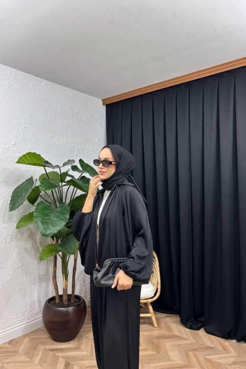 Şalvar Ceket Takım  Siyah