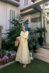 Sea Astarlı Elbise ButterYellow