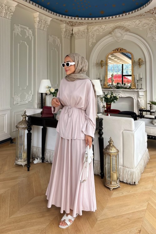 Semira Oyşo Takım Bej