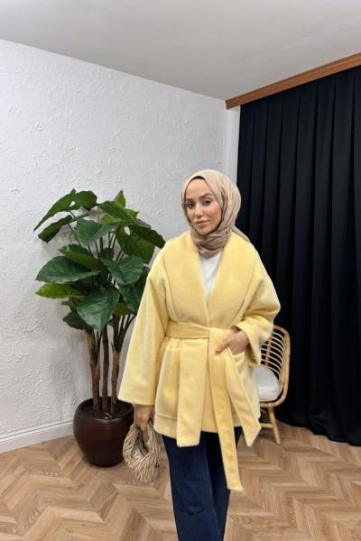 Silva Kaşe Kaban Sarı