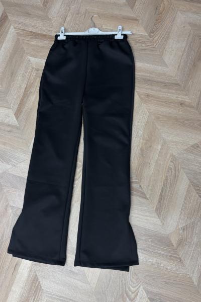 Siyah Scuba Pantolon  Siyah