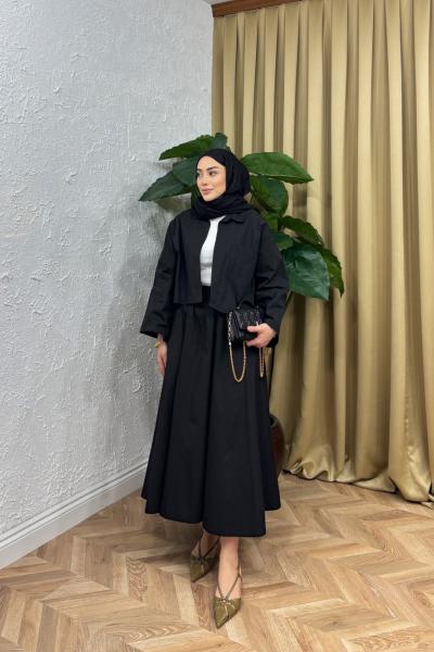 Suura Etekli Takım Siyah