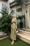 Tule Müslin Takım Haki