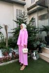 Tule Müslin Takım Pembe