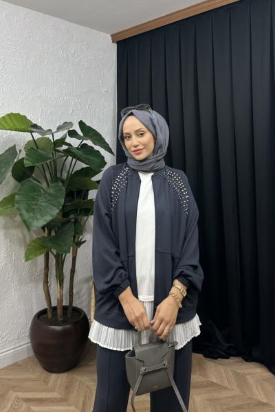 Vanta Taşlı Oyşo Eşofman Takımı  Antrasit