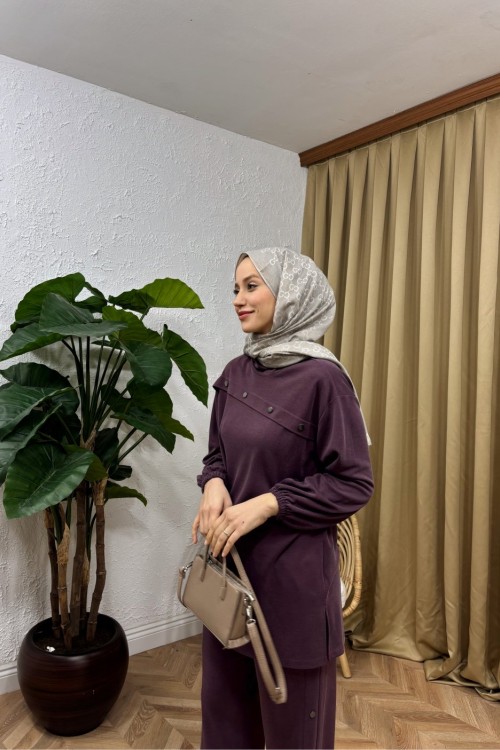 Virex Eşofman Takımı Mürdüm