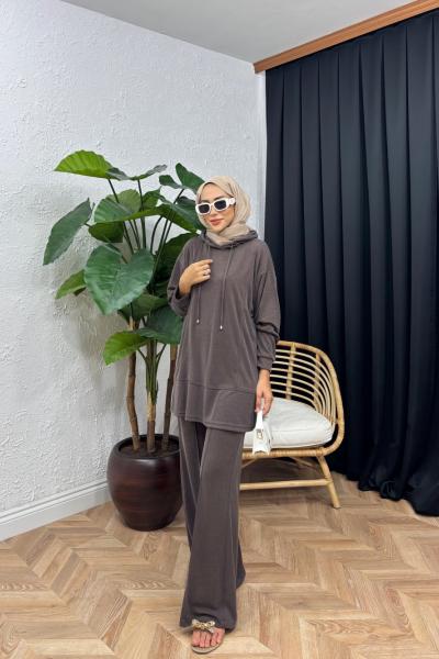 Vita Oyşo Eşofman Takımı Kahverengi