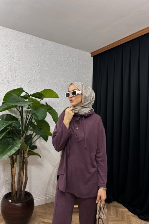 Week Eşofman Takımı Mürdüm